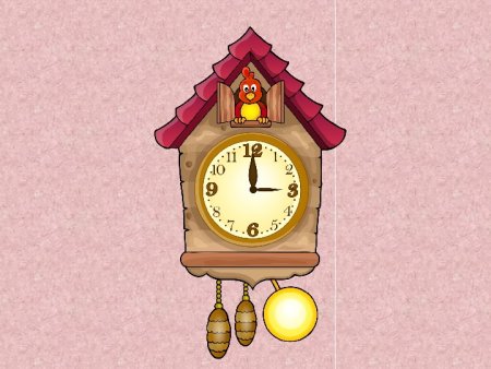 Часы с кукушкой для презентации