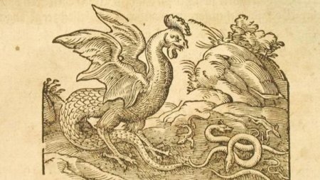 Василиск гравюра