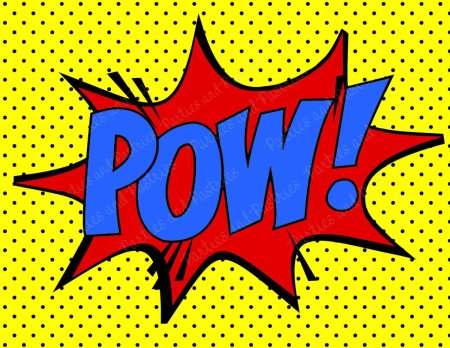 Надписи в стиле комиксов