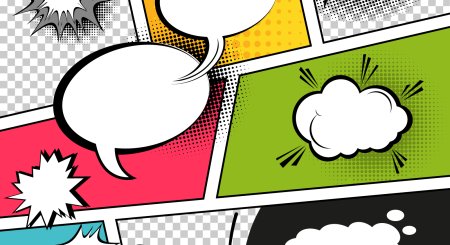 Фон в стиле комиксов