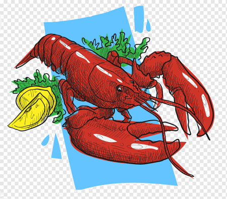 Рисунок лобстера