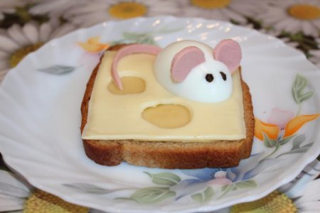 Бутерброд детский мышка