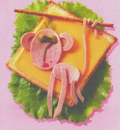 Оригинальный бутерброд на конкурс