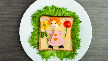 Оригинальный бутерброд на конкурс