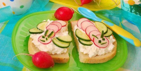 Бутерброды с колбасой для детей
