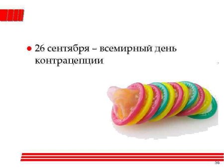 26 Сентября Всемирный день контрацепции