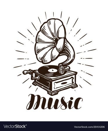 Патефон плакат