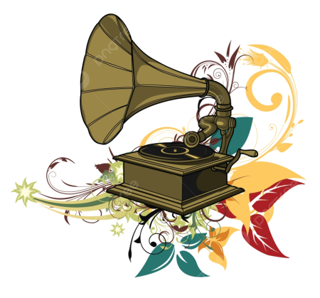 Граммофон вектор