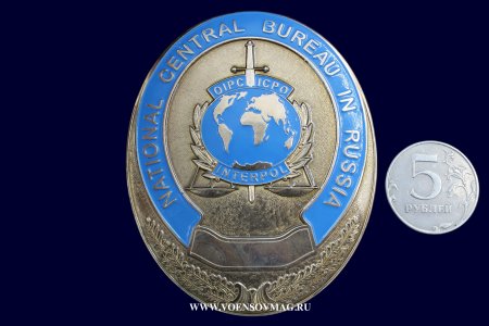 Интерпол эмблема 3d model