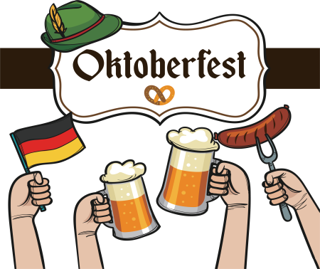 Октоберфест в Германии рисунок