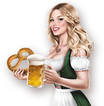 Девушка с пивом