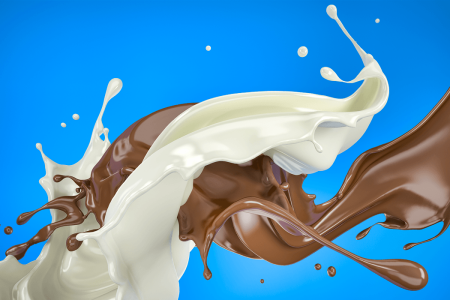 Шоколад с молоком фон