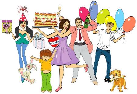 Поздравить семью с днем рождения семьи