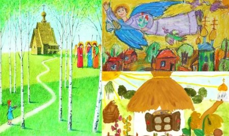 Рисунок к празднику Троица