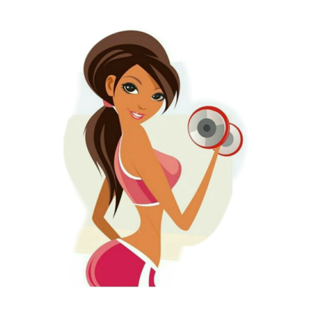 Мультяшные спортивные девочки