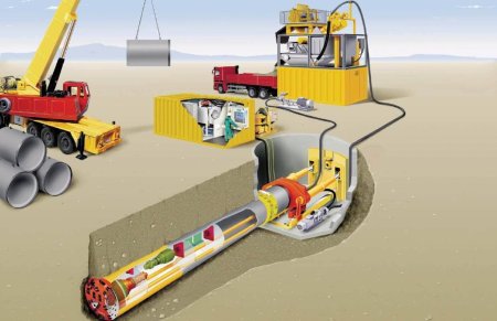 Прокладка газопровода бестраншейным методом