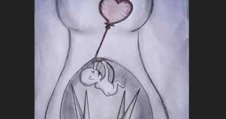 Схематичное изображение аборта