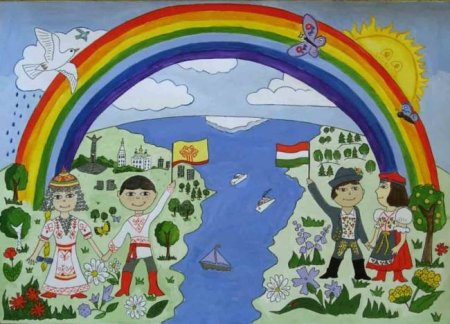 Многонациональный мир рисунок