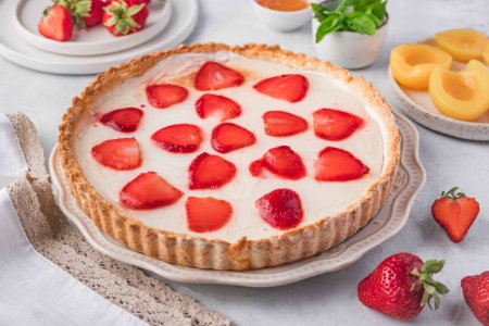 Клубничный пирог