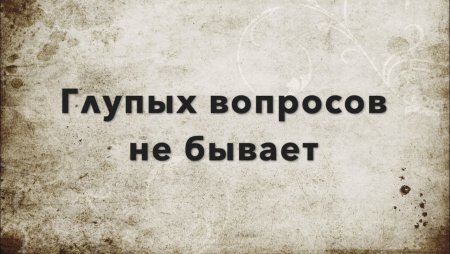 День глупых вопросов