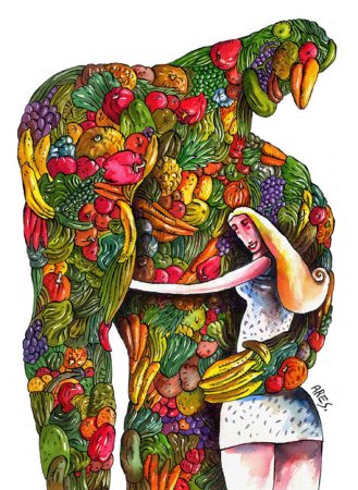 Картины вегетарианцев