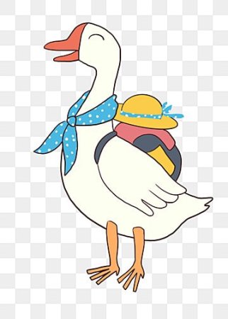 Гусь медитирует