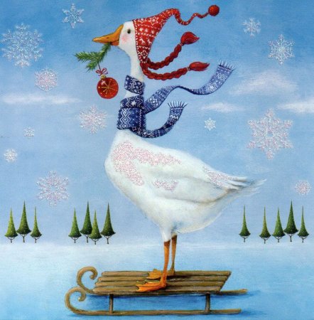 Mila Marquis зимние иллюстрации