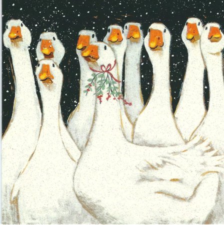 Гуси для декупажа