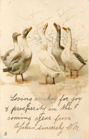 Гуси для декупажа