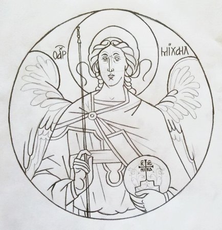 Архангел Гавриил прориси икон