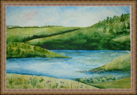 Пейзаж родного края Урал