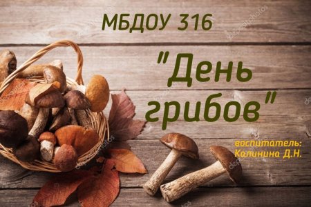 День грибов праздник