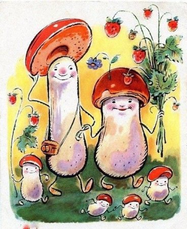 С днем рождения грибы