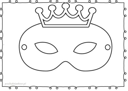 Маска царевны лягушки на голову