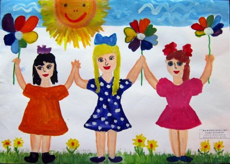 Детские рисунки праздников