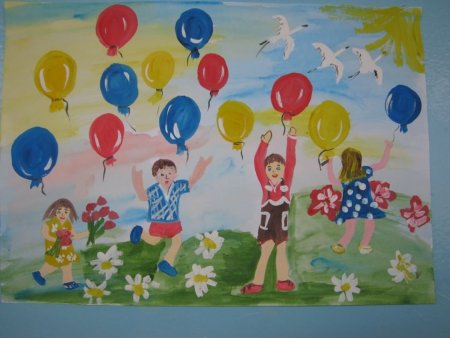 Праздник детства рисунки