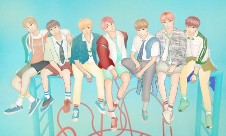 Обои на клавиатуру БТС