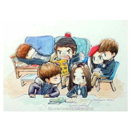 Чиби дорамы Наследники