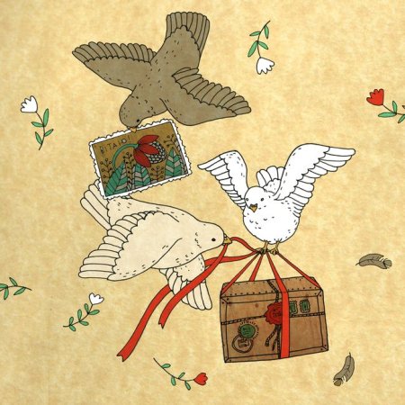 Птица с посылкой