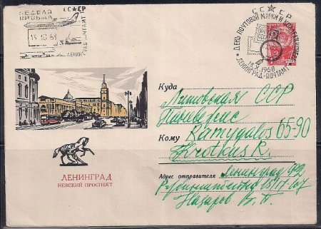 Конверт Почтовая карточка