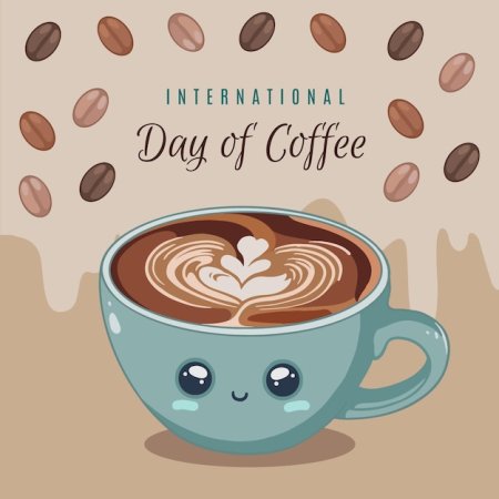 День кофе 29 сентября рисунок