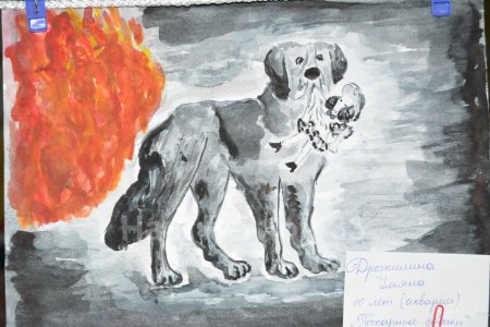 Рисование пожарные собаки