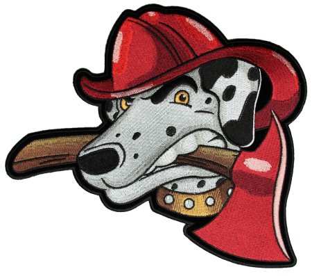 Firefighter пожарная собака рисунок