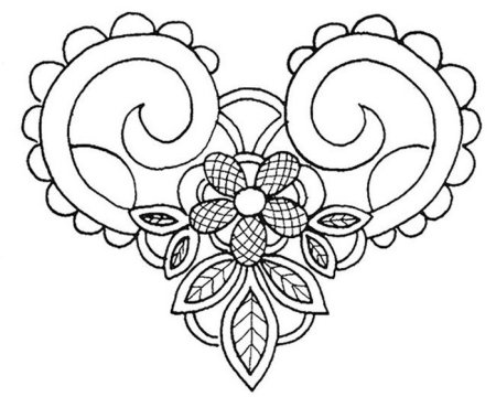 Схемы узоров для пейп-арта