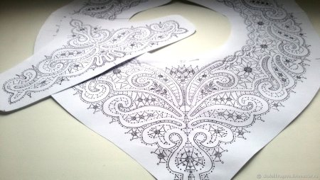 Сколок Вологодское кружево сколок