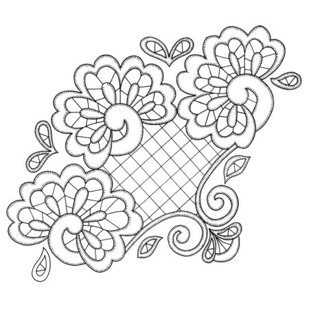 Точечная роспись Ришелье