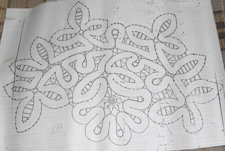 Сколок Вологодское кружево сколок