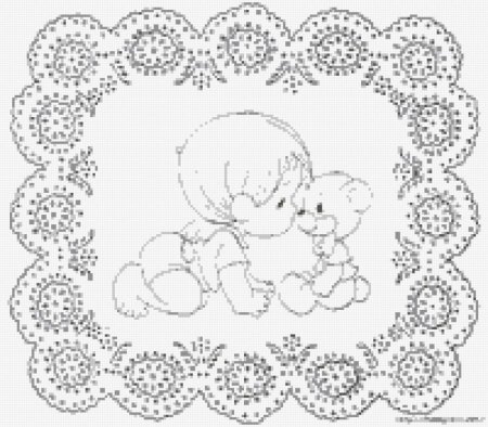 Кружева раскраска для детей