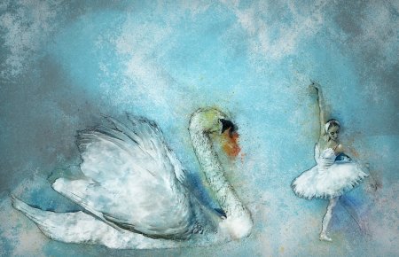 Иллюстрация к балету Лебединое озеро
