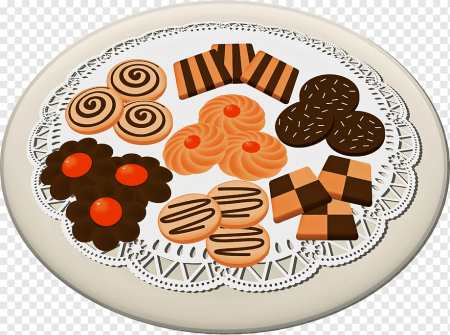 Тарелка с печеньем